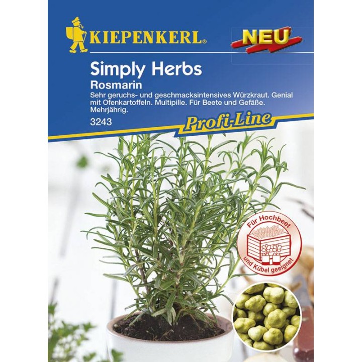 Seminte drajate de Rozmarin Simply Herbs, 10 seminte