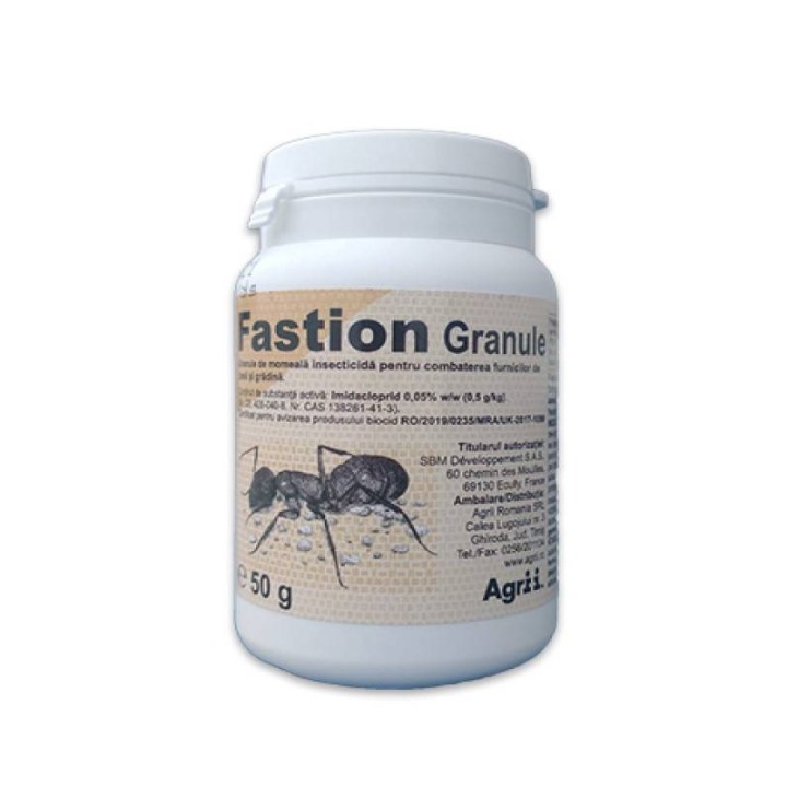 Insecticid Fastion granule, 50 grame, combatere furnici