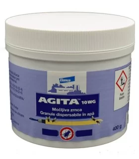 Insecticid Agita 10 WG pentru combaterea mustelor, 400 grame