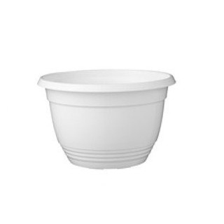 Ghiveci suspendat alb (tip 2) - 46 bucati/pachet, diametru 25 cm