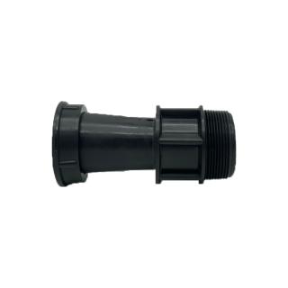 Adaptor furtun plat 50 mm cu filet exterior, 2 toli