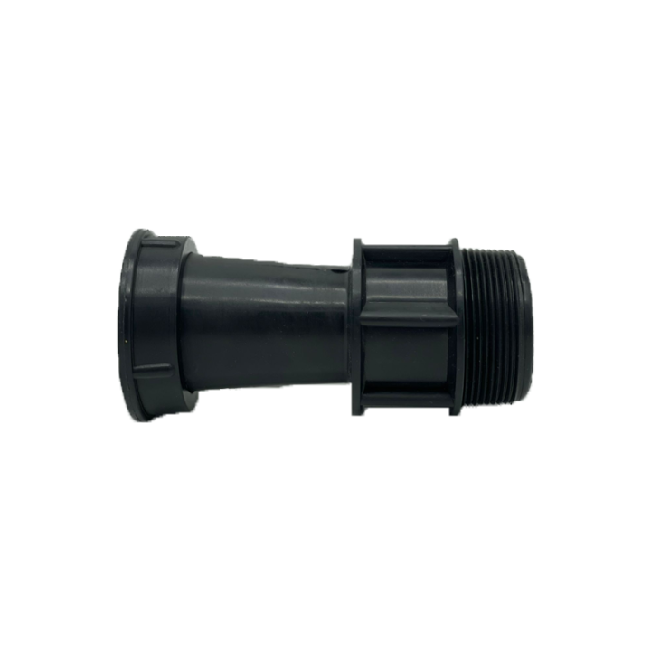Adaptor furtun plat 50 mm cu filet exterior, 2 toli
