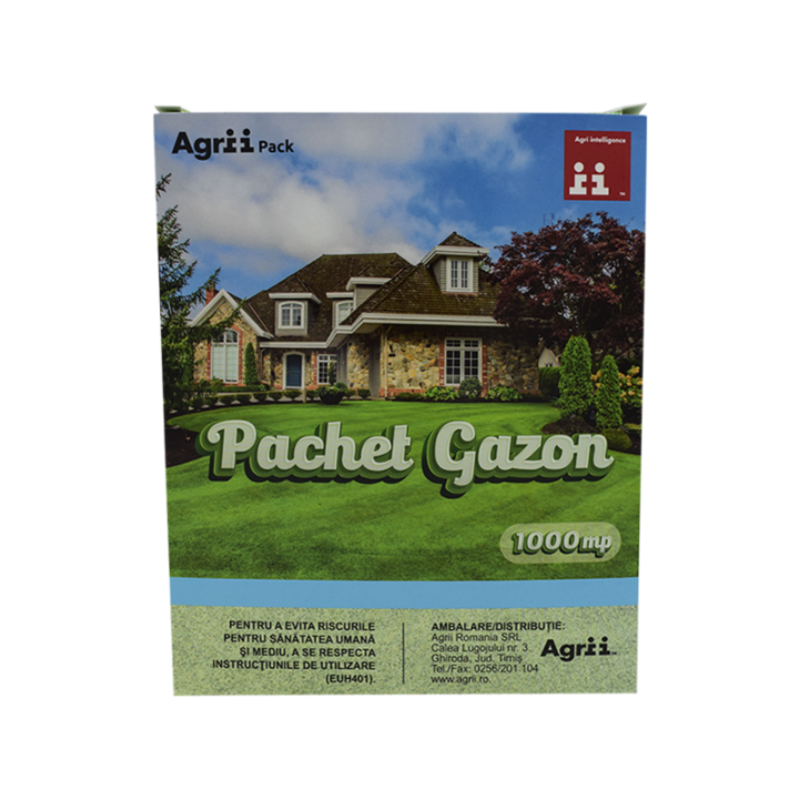 Tratament gazon, Agrii pack, pentru 1000 mp