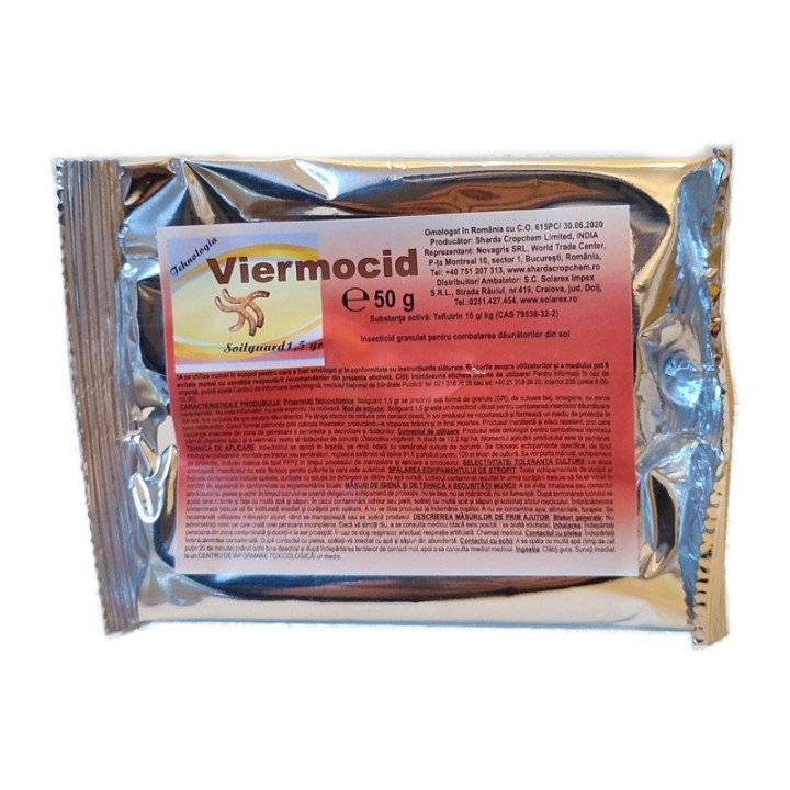 Insecticid Viermocid 1,5 GR, 50 grame