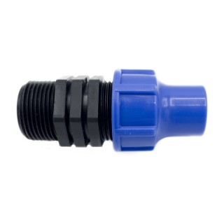 Mufa conectoare cu filet exterior si compresie, 16x3/4", Senkron