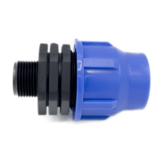 Mufa conectoare cu filet exterior si compresie, 32x3/4", Senkron