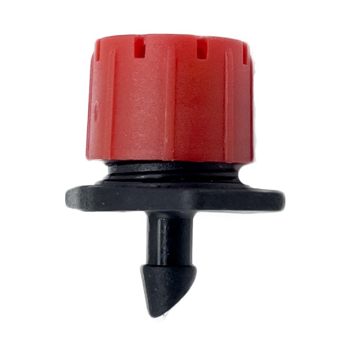 Picurator rosu (dripper) cu debit reglabil, 0-60 lt/h, Senkron