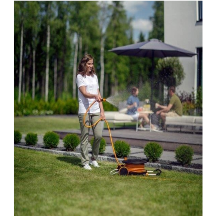 Set furtun cu tambur Fiskars M