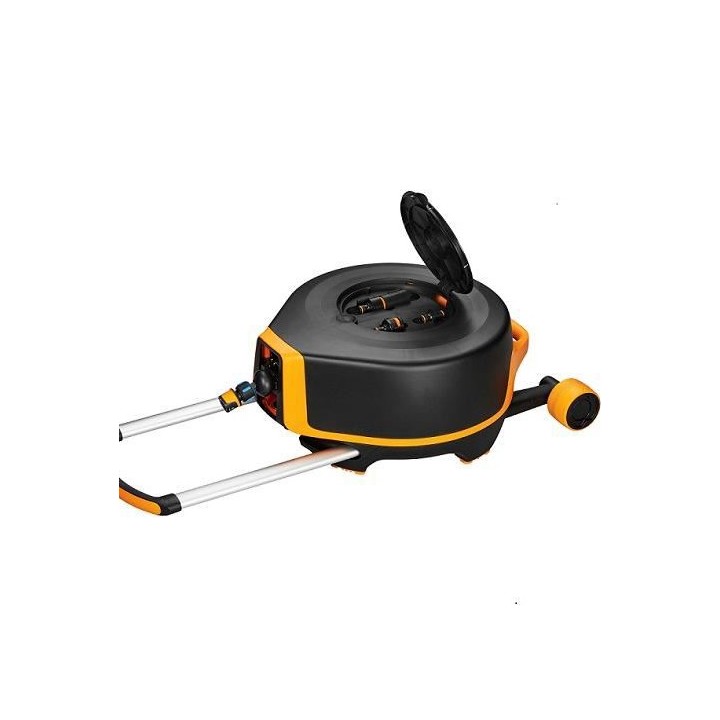 Set furtun cu tambur Fiskars XL, 27 m, tambur automat