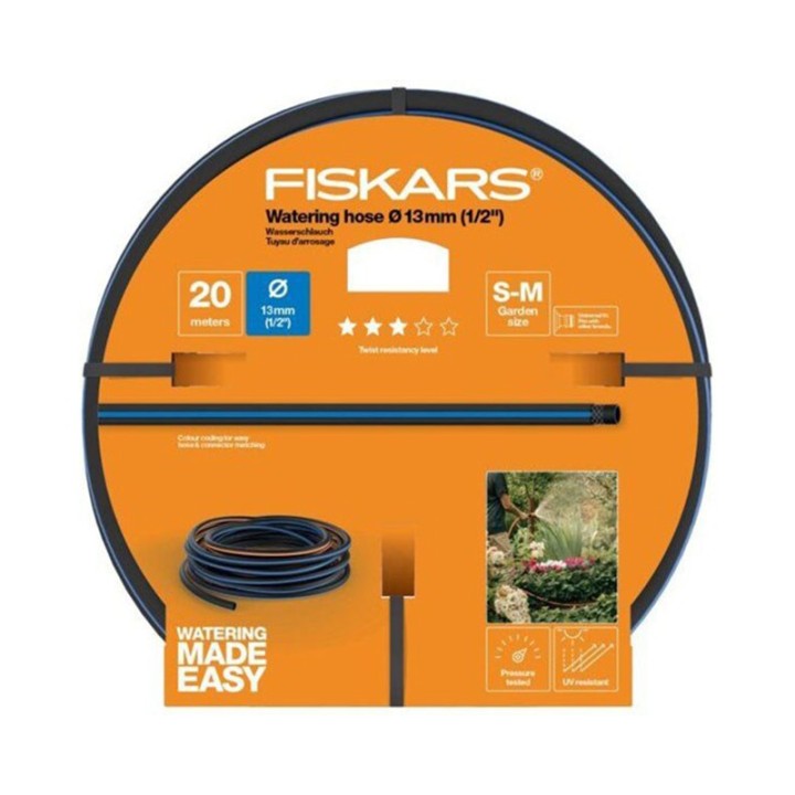 Furtun de gradina Fiskars Q3,  Ø 13 mm (1/2"), 20 m