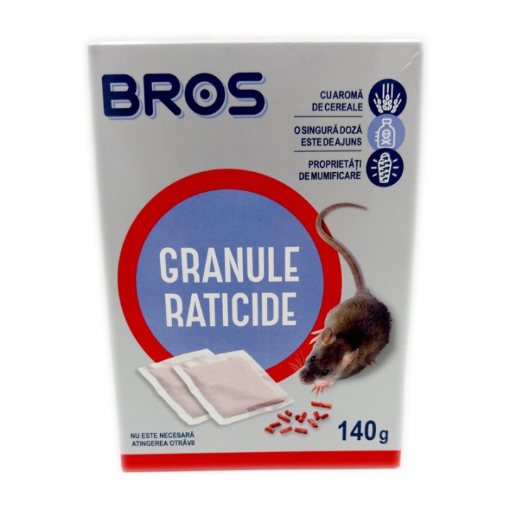 Peleti pentru soareci si sobolani Bros