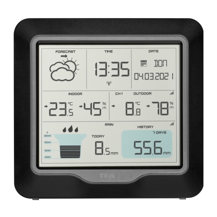 Statie meteo cu pluviometru digital wireless, TFA-DOSTMANN