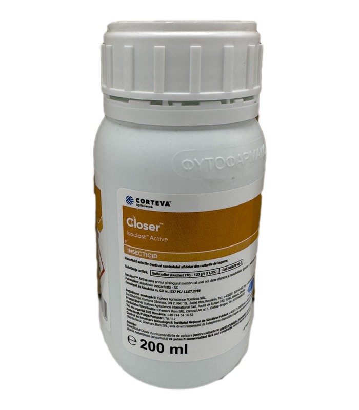Insecticid Closer pentru afide la varza, salata, cartofi