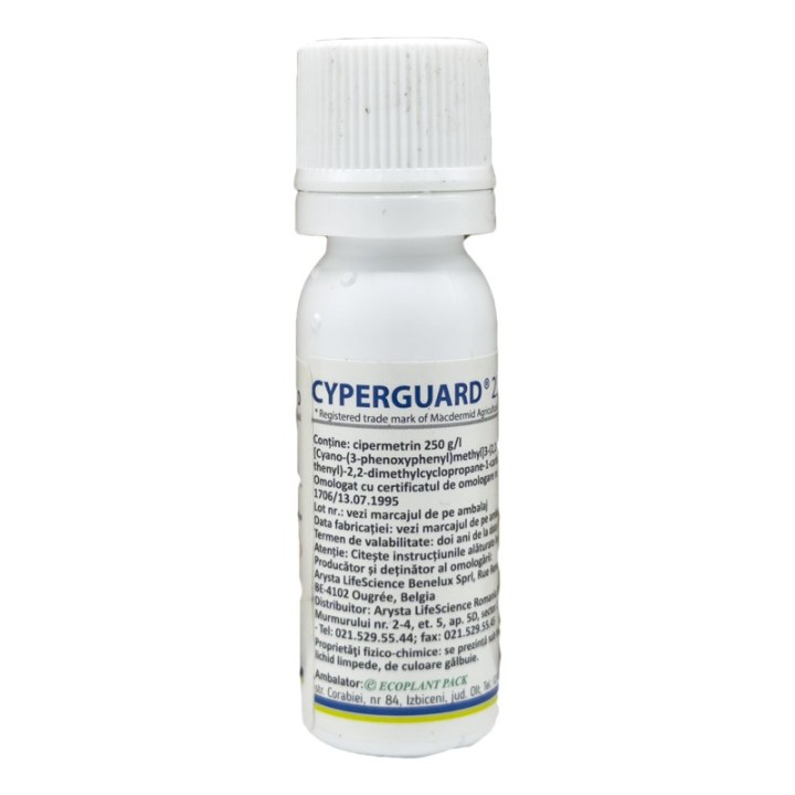 insecticid cyperguard 25 ec, 10 ml.