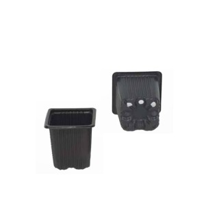 Ghivece de productie patrate  (8 x 8 x 7 cm), set 100 buc