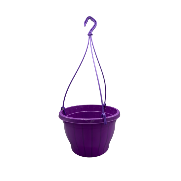 Ghivece cu agatatori Mov, set 46 buc, diametru 23 cm