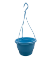 Ghivece cu agatatori Bleu, set 46 buc, diametru 23 cm
