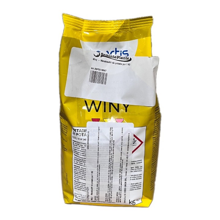 Winy - Metabisulfit de potasiu pur, 1 kilogram