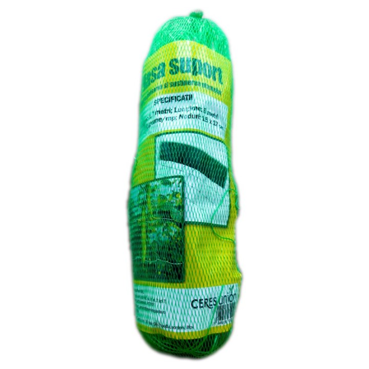 Plasa pentru sustinerea plantelor, 1.7 m x 5 m, 10 g/mp, 15x17 cm, Ceres