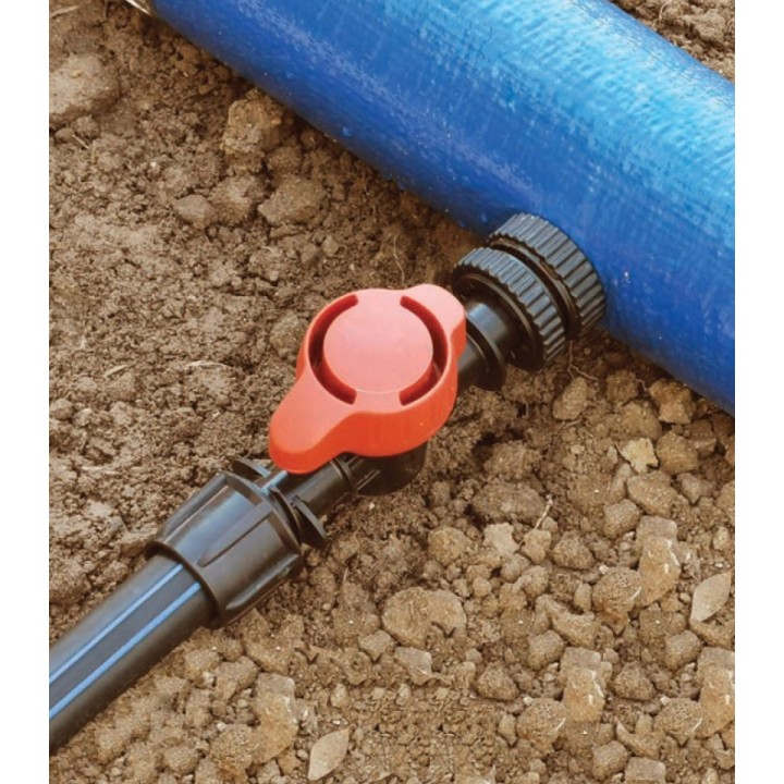 Robinet pentru banda Ø16 mm cu filet, pentru furtun layflat