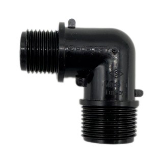 Cot cu filet exterior (FE) 3/4" x 1/2 " pentru teava (PE)