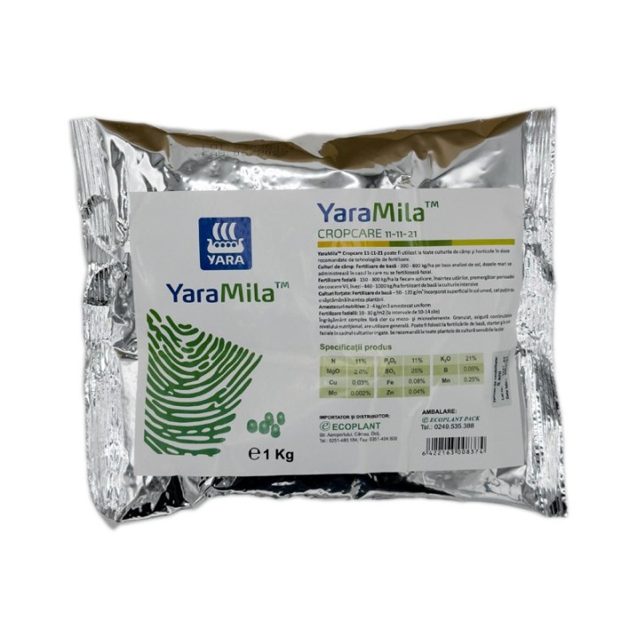 Ingrasamant YaraMila Cropcare granulate (11-11-21), 1 kg