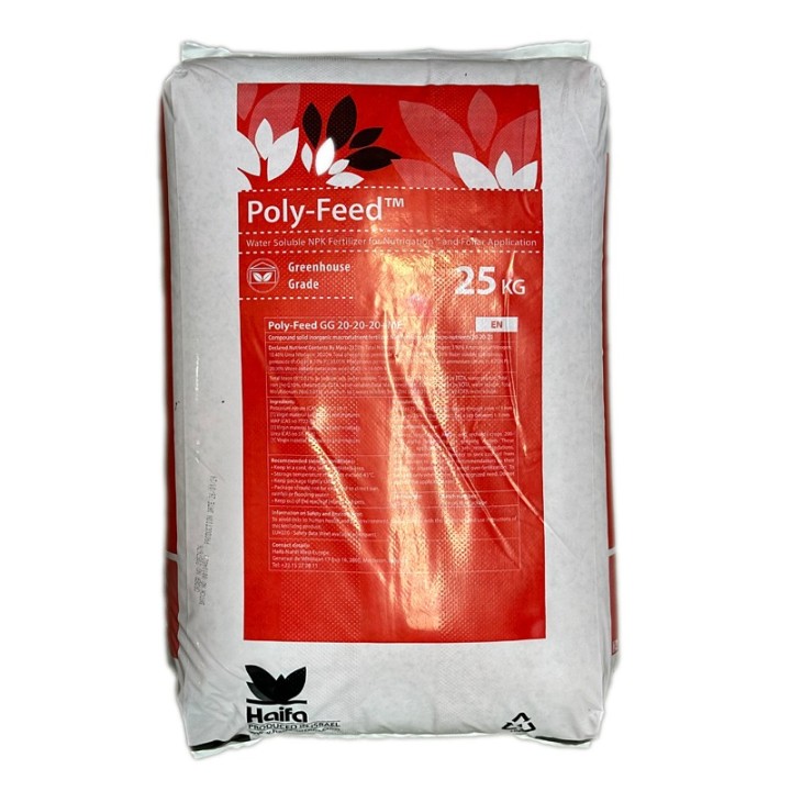 Haifa Poly-Feed GG NPK 20-20-20, sac 25 kilograme