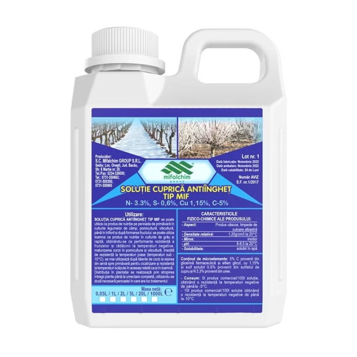 Solutie Cuprica Antiinghet tip MIF, 5L