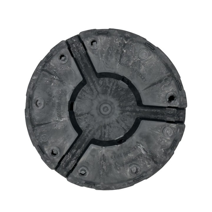 Ghiveci de productie negru, diametru Ø25 cm, 7,8 litri