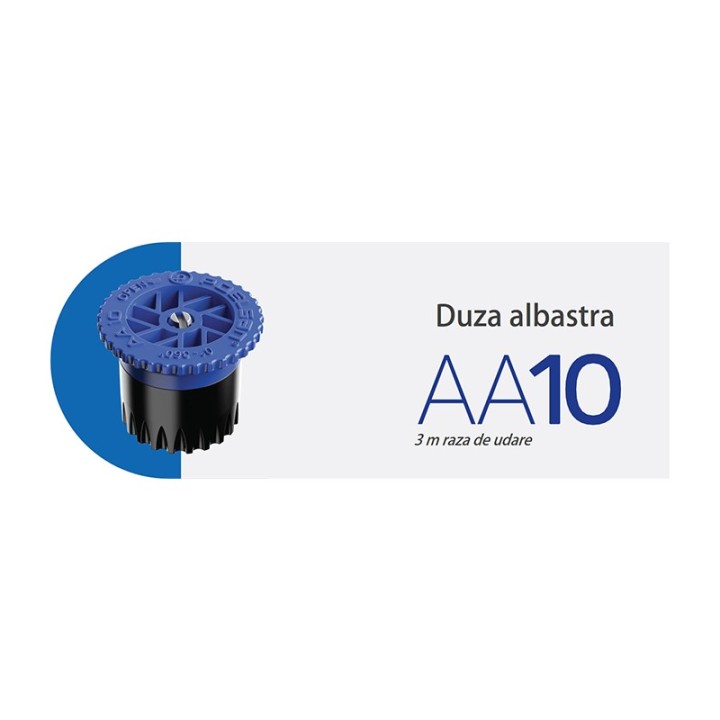 Aspersor gazon seria Y-100 (Pop-up 10 cm) FI-1/2 cu duza albastra AA10