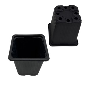 Ghivece de productie patrate  (7 x 7 x 8 cm), set 100 buc