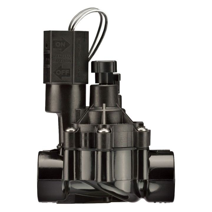 Electrovana Rain Bird DVF 100, FI-1", solenoid 24V si regulator de debit