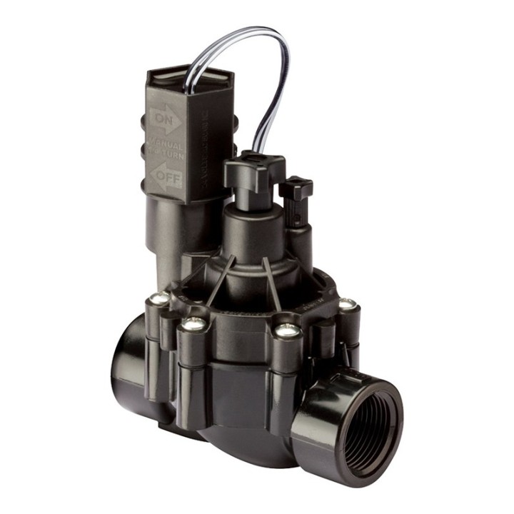 Electrovana Rain Bird DVF 100, FI-1", solenoid 24V si regulator de debit