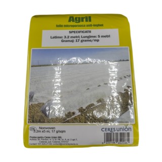 Folie microporoasa anti-inghet tip Agril 3.2 x 5m, 17 g/mp