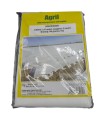 Folie microporoasa alba anti-inghet / mulcire 1.6m x 5 m, 50 g/mp