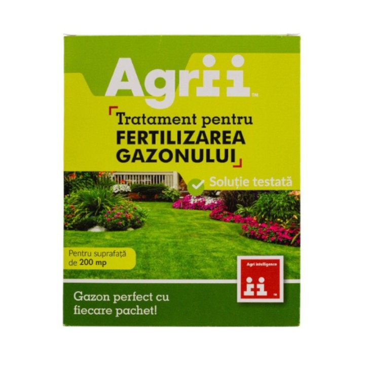 Pachet de tratament pentru gazon, Agrii pack, pentru 200 mp
