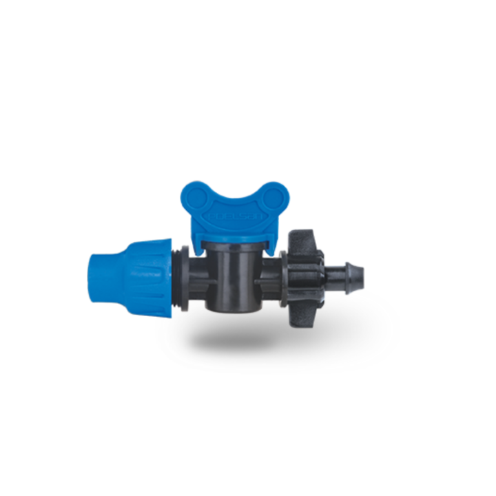 Robinet pentru tub picurare (DN8), Q20 mm, fara garnitura, Poelsan