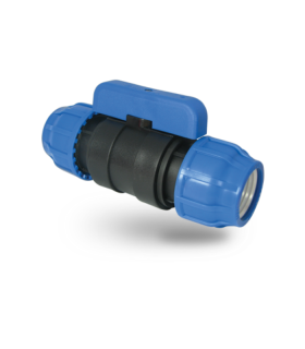 Robinet compresiune cu garnitura, Q25 mm, Poelsan