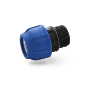 Racord compresiune cu filet exterior (FE), Q25 x 1", Poelsan