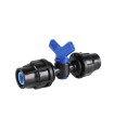 Robinet (vana) pentru tub de picurare, Ø20 mm