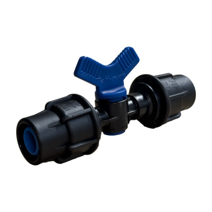 Robinet (vana) pentru tub de picurare, Ø20 mm