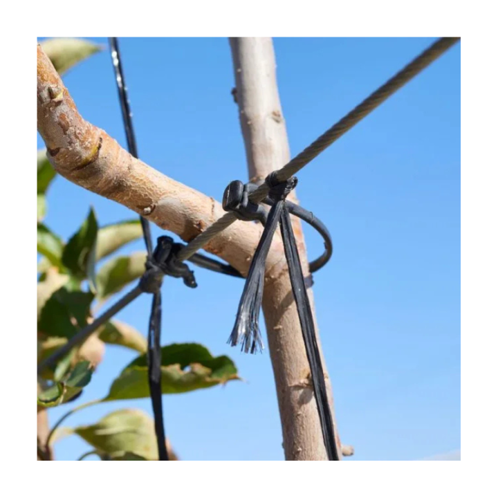 Conector multifunctional pentru plase si sarme de sustinere, 100 mm, 100 bucati p2
