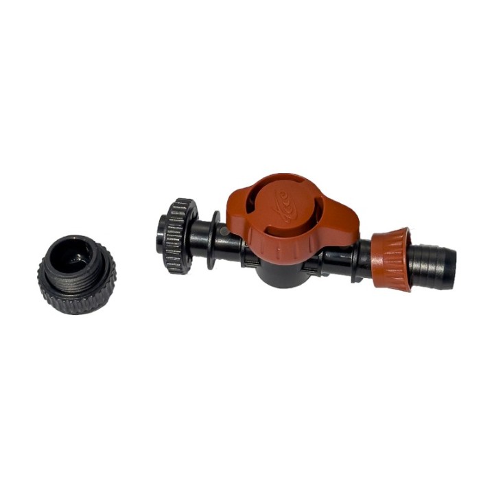 Robinet pentru banda Ø16 mm cu filet, pentru furtun layflat