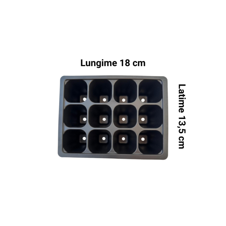 Alveole productie rasaduri, 12 celule, plastic rezistent, poza 3