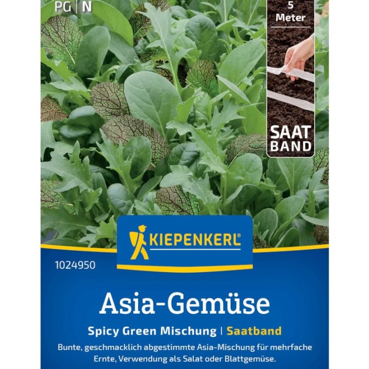 Mix salate asiatice, banda cu seminte