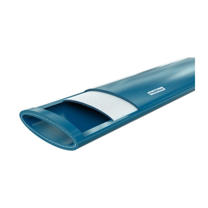 Furtun plat PVC layflat 3" (75mm), lungime 100 metri, Heliflex Monoflat, poza 2