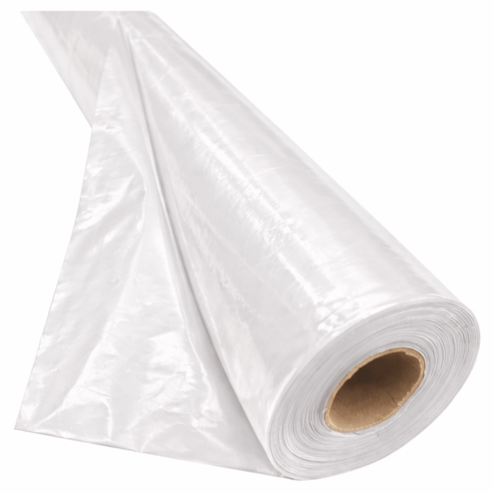 Folie mulcire sol transparenta, 1 m x 2400 m, 150 microni