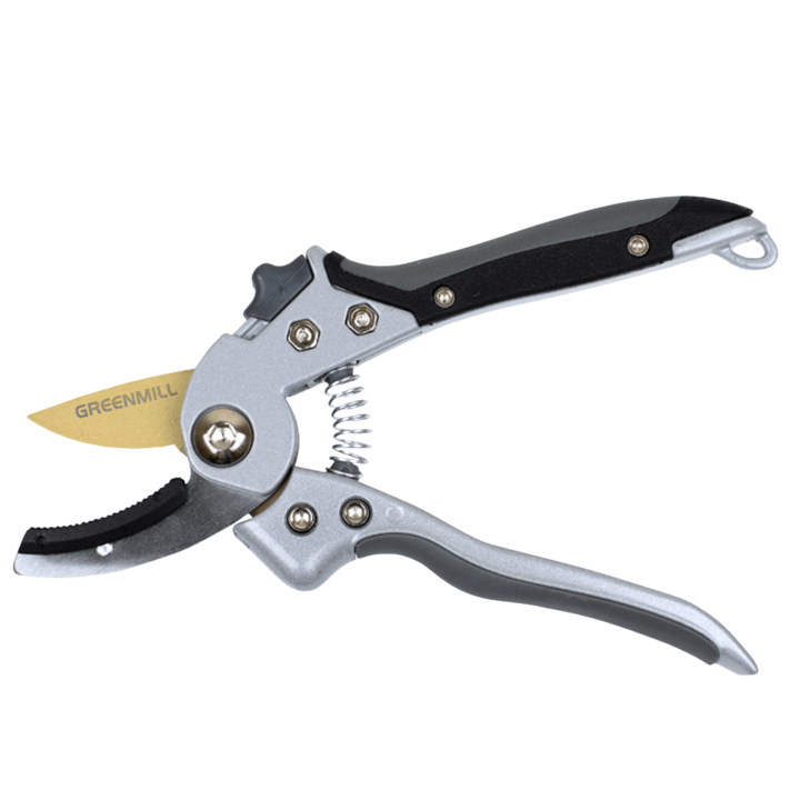 Foarfeca de gradina profesionala tip anvil Titanium Line, lama SK-5, taiere 15 mm