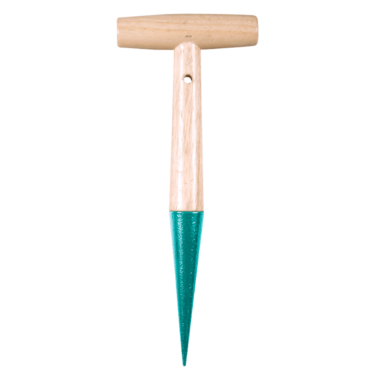 Plantator manual pentru gradina 29 cm, maner lemn