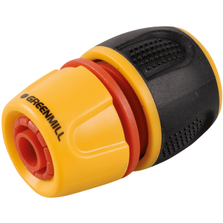 Conector rapid furtun 1/2" cu STOP (12.5 mm), plastic ABS, antiderapant